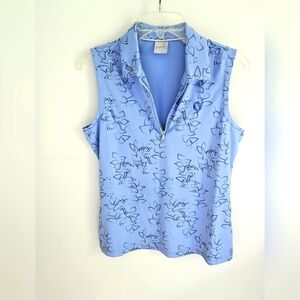 Dunning Golf Blue Zip Shirt